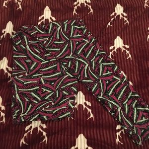 LuLaRoe multi color leggings -TC